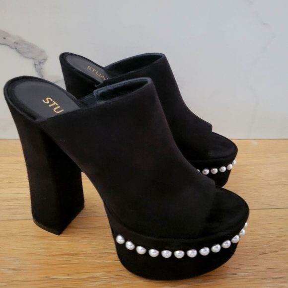 Stuart Weitzman Black Platform. Size 6. - Picture 1 of 4